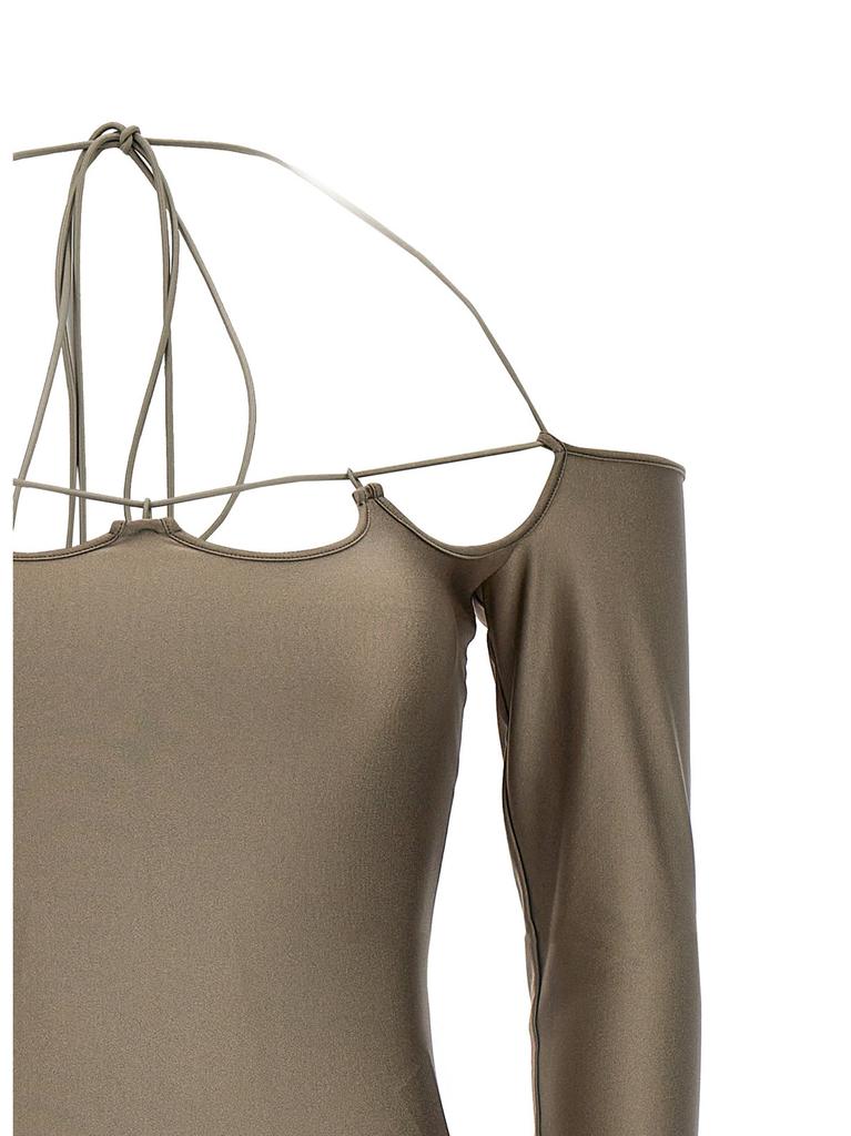 The Attico Lyna Skirts Brown - Dresses & Skirts - BeyondStyle