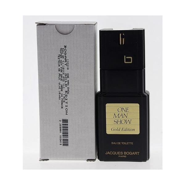 JACQUES BOGART One Man Show Gold for Men Eau de Toilette Spray TESTER 3.3 oz