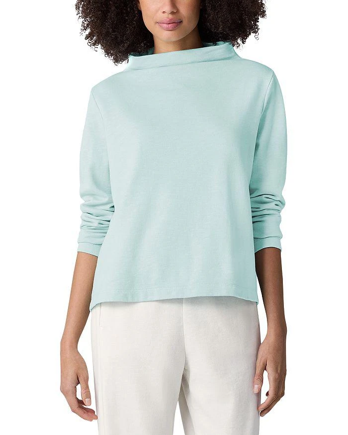 Eileen Fisher Funnel Neck Top 1