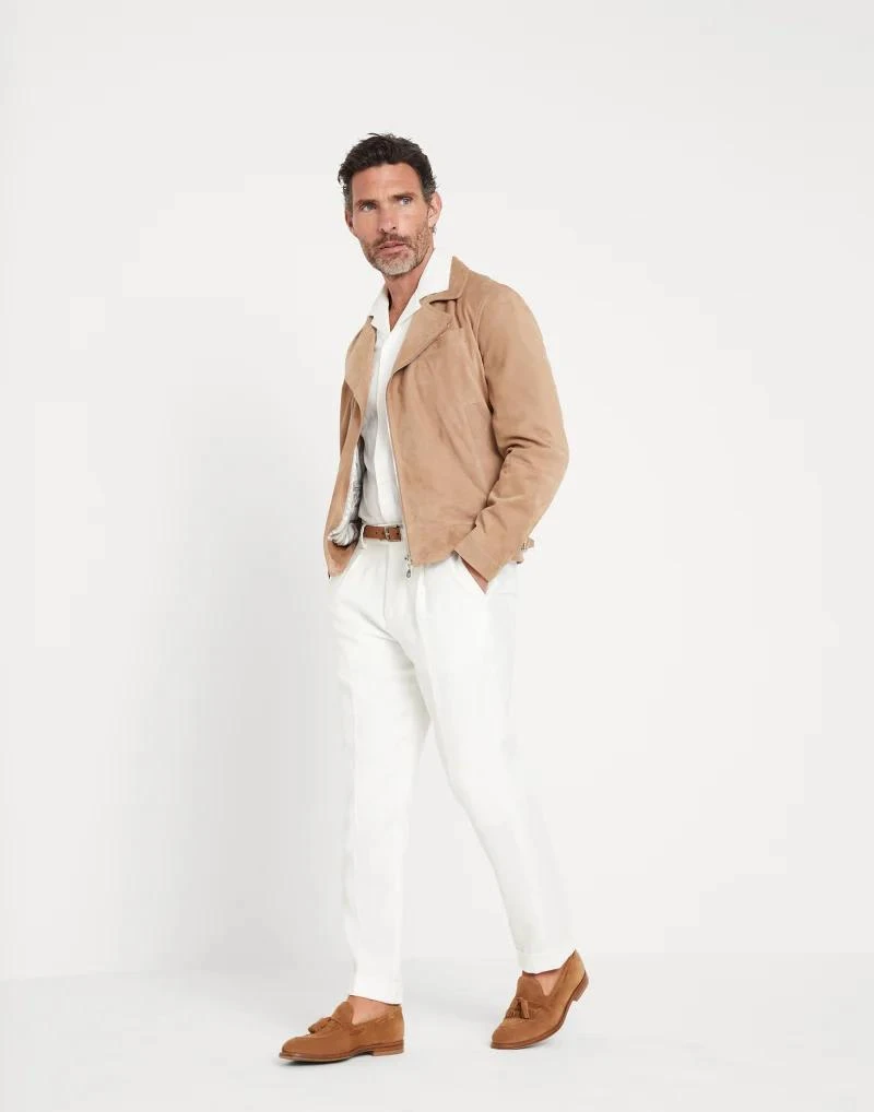 Brunello Cucinelli Linen Men
s Blazer