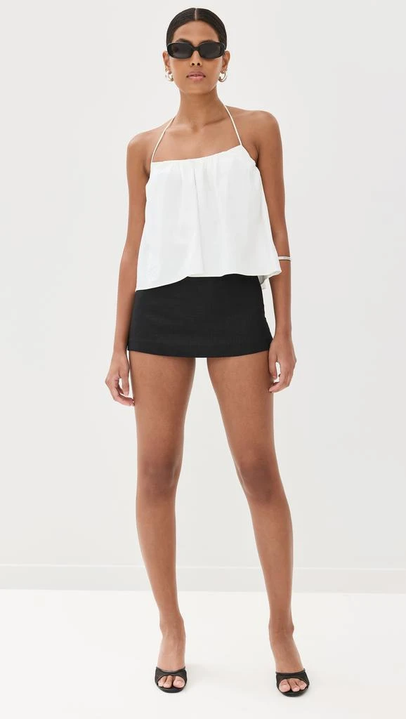 Reformation Mia Low Waist Linen Skort 4
