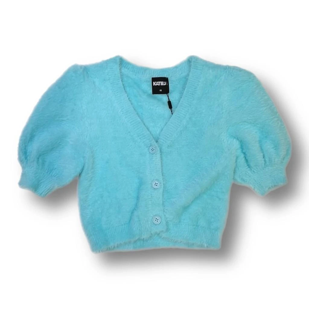 Katie J NYC Katie J Nyc - Junior Mara Puff Short Sleeve Cardigan