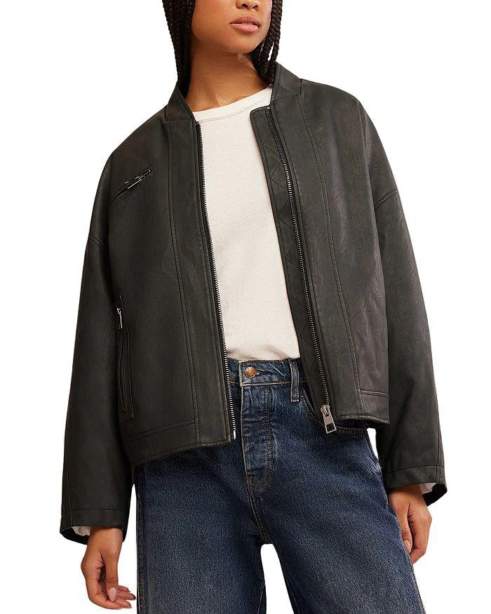 Free People Vinny Bomber Jacket 1