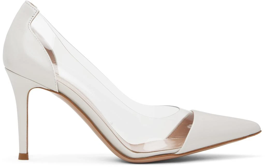 gianvito rossi white heels