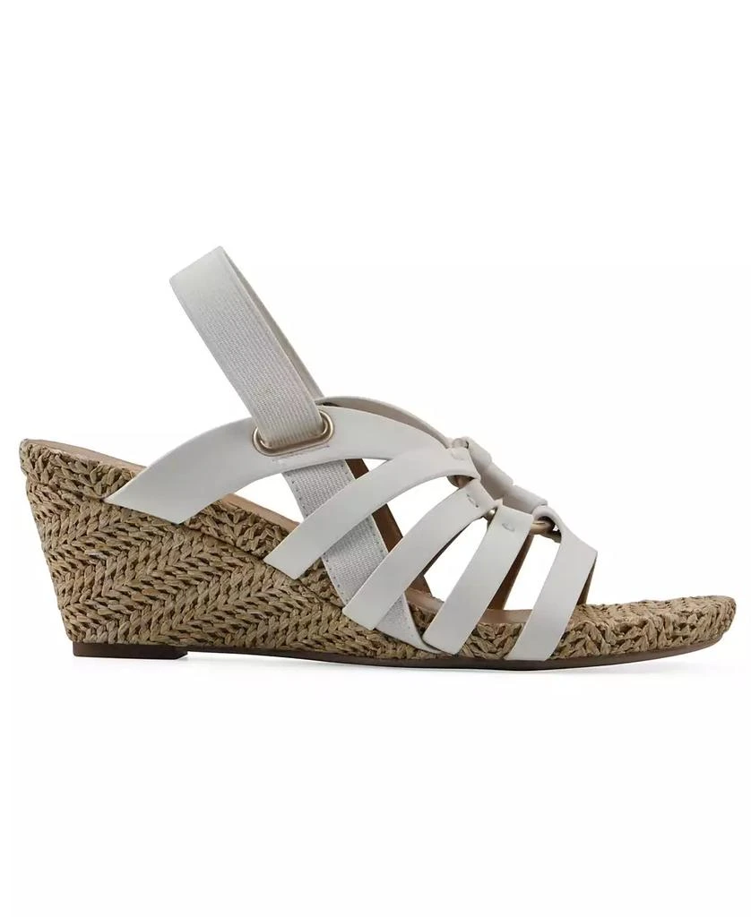 White Mountain Women's Ataps Round Toe Wedge Sandals 2
