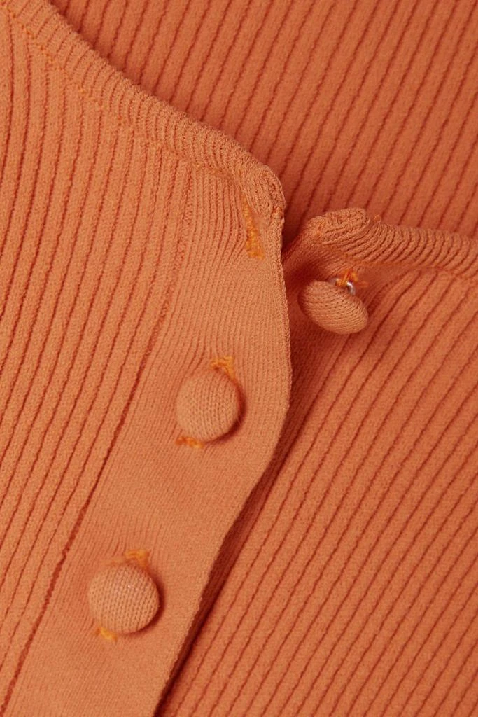 Altuzarra Blazar cropped ribbed-knit cardigan 4