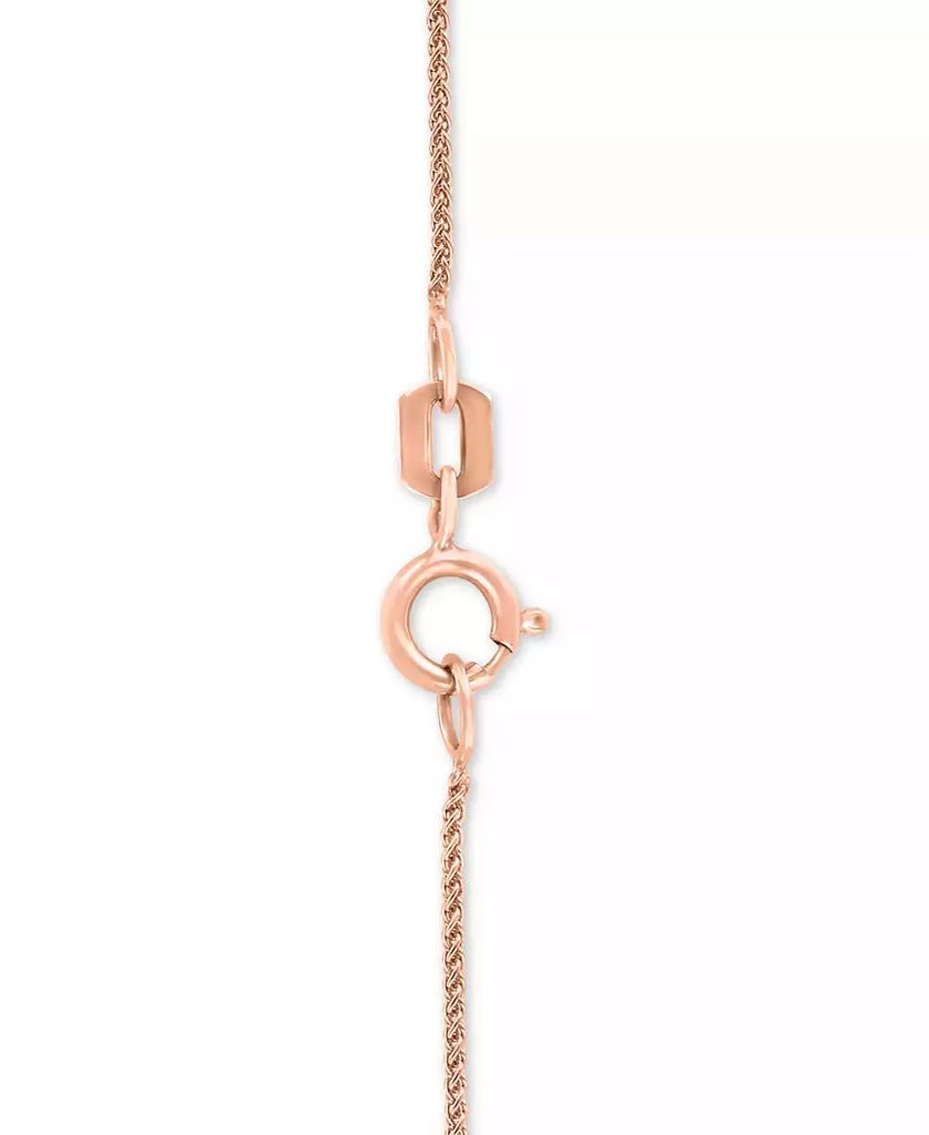 LALI Jewels Aquamarine (2-5/8 ct. t.w.) 
Morganite (2-1/4 ct. t.w) 18" Pendant Necklace in 14k Rose Gold 2