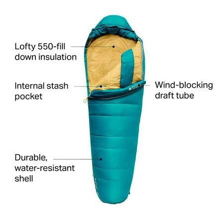 Kelty Cosmic 20 Sleeping Bag: 20F Down - Women
s 4