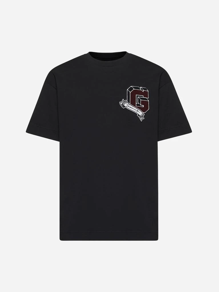 GIVENCHY Black cotton GIVENCHY College T-shirt 1