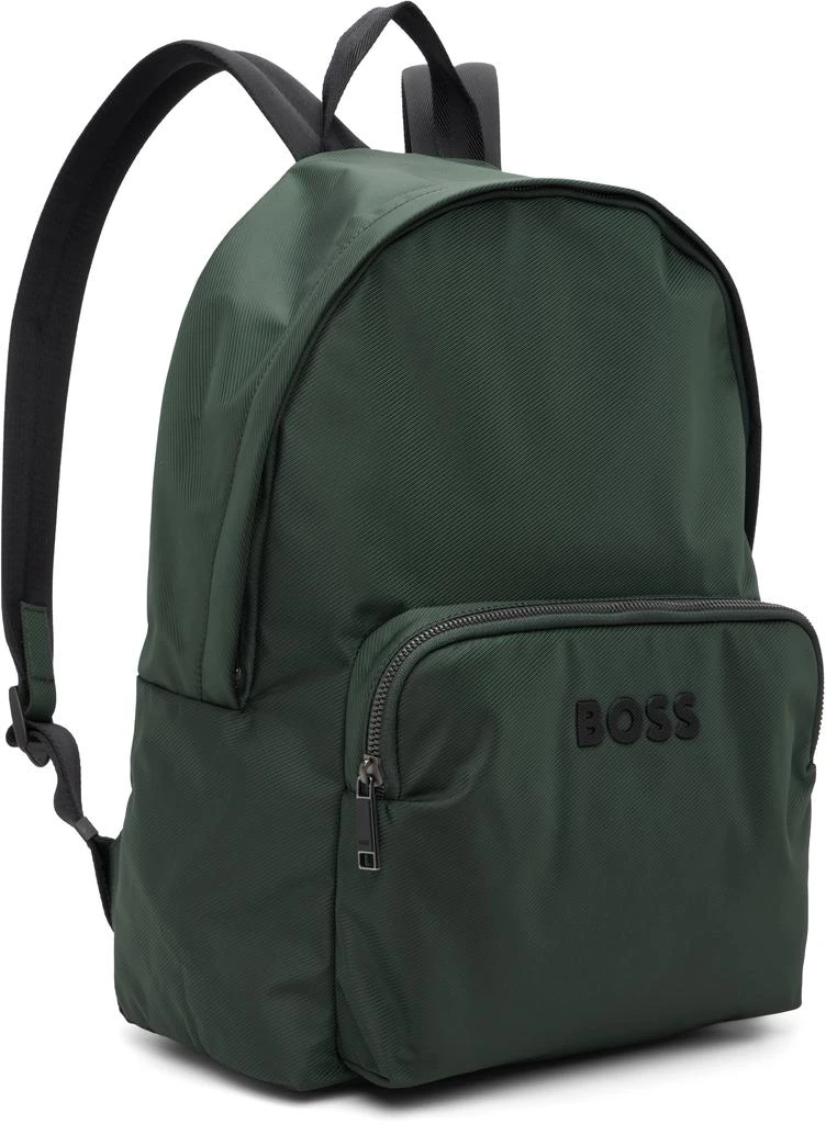 Hugo Boss Gray Twill Backpack 2