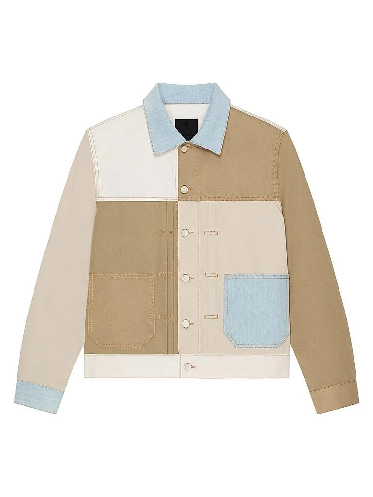 Givenchy Patchwork Jacket in Upcycled Denim 1