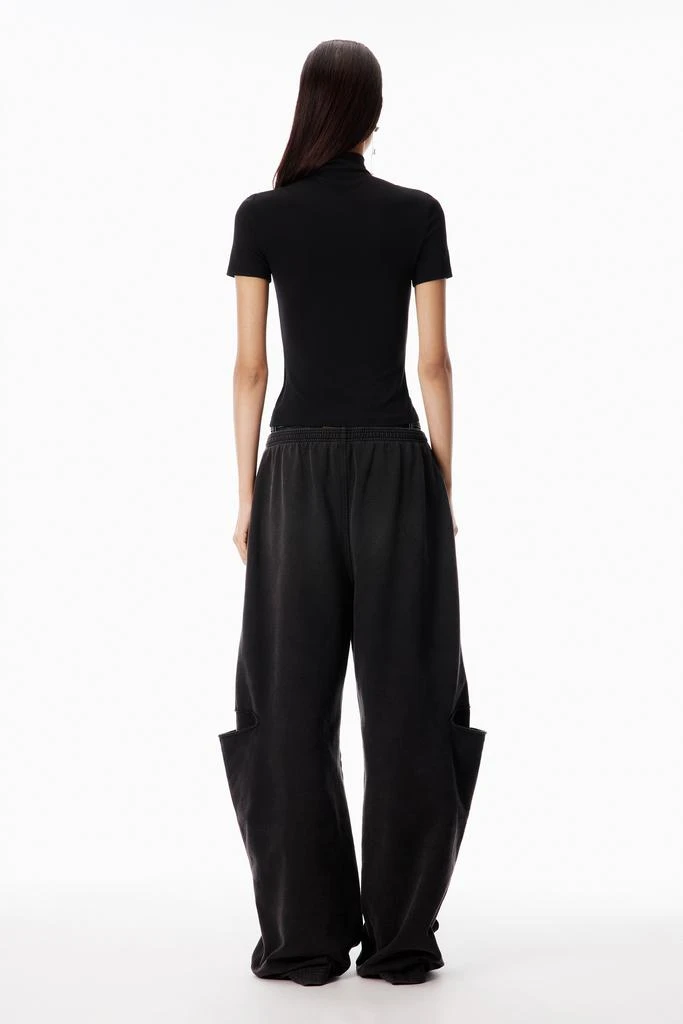 Alexander Wang Rashguard Mock Neck Short Sleeve Top 4