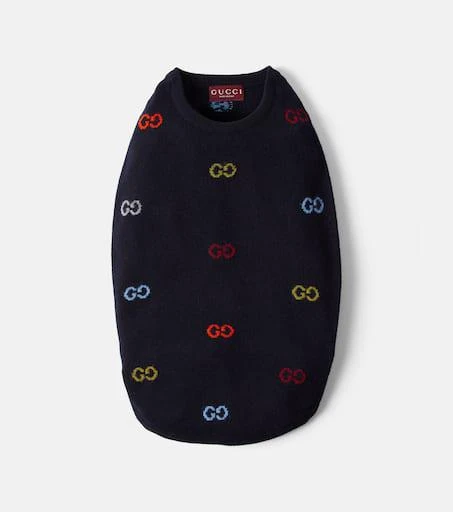 Gucci GG wool dog sweater