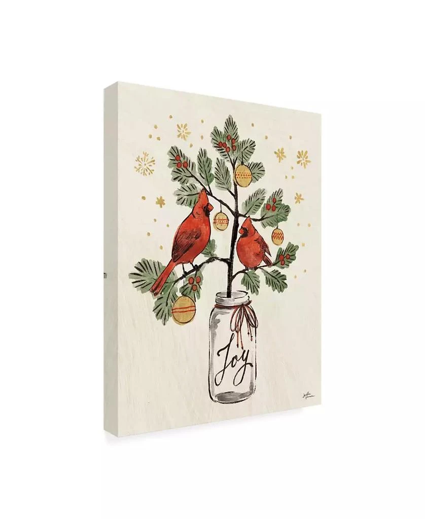 Trademark Global Janelle Penner Christmas Lovebirds XIV Canvas Art - 15" x 20" 2