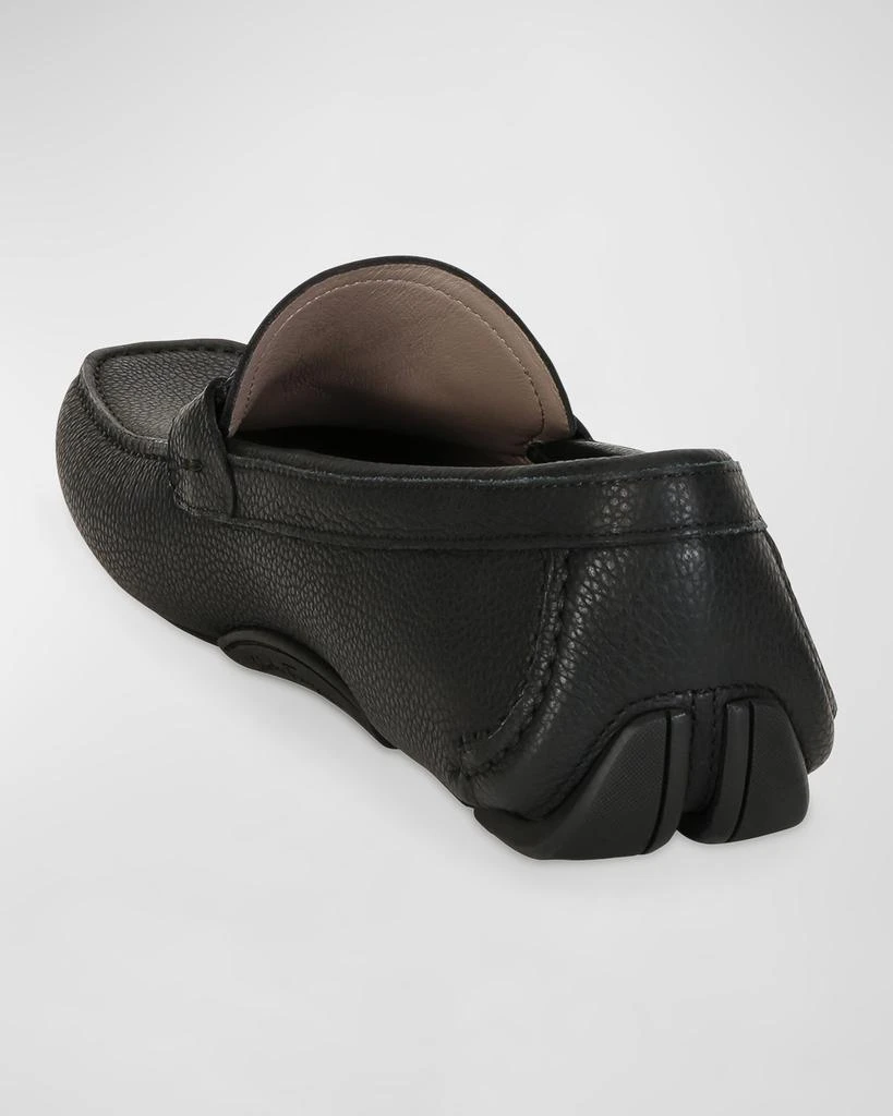 Salvatore Ferragamo Men's Front 4 Leather Drivers 3