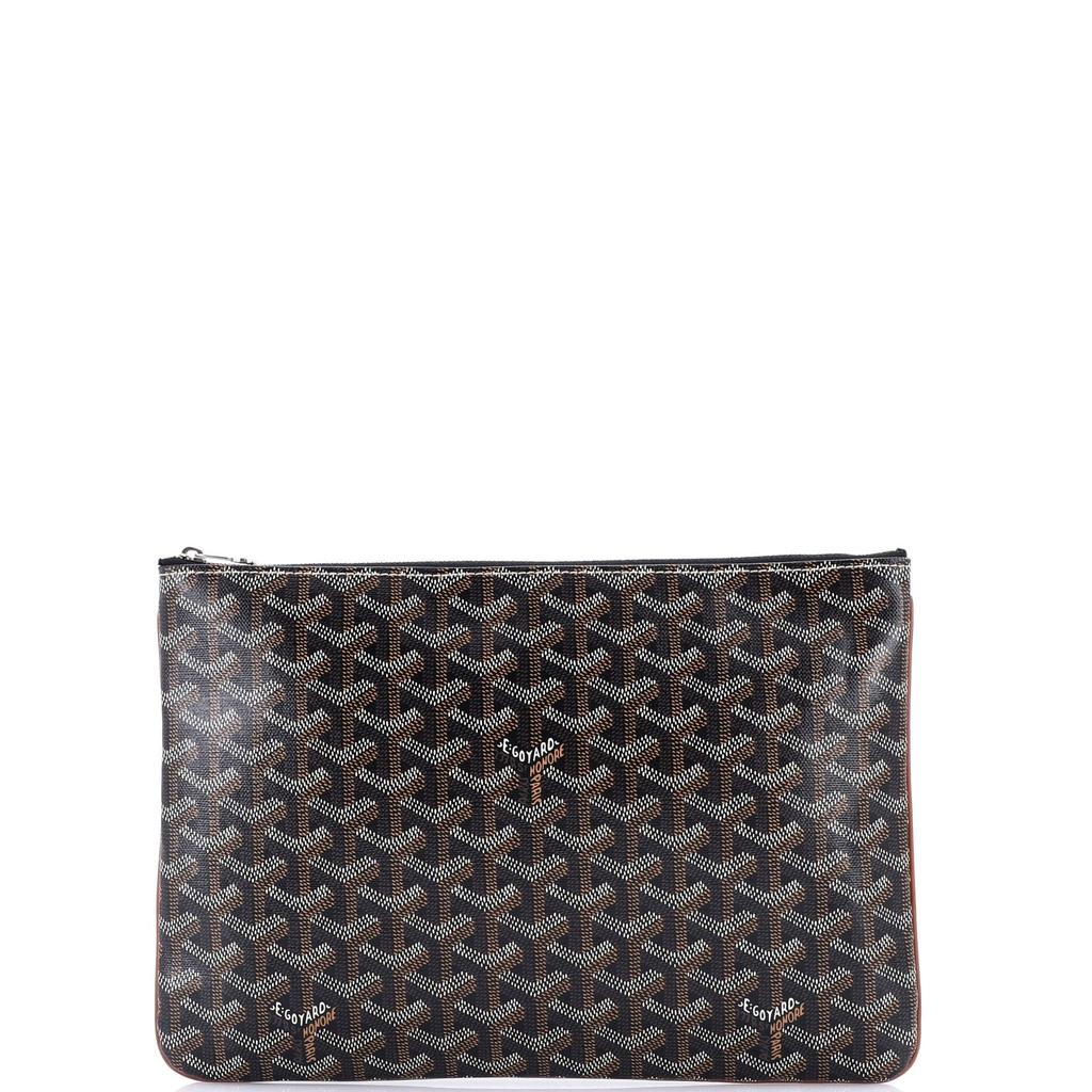 Goyard Senat Zip Pouch Coated Canvas MM