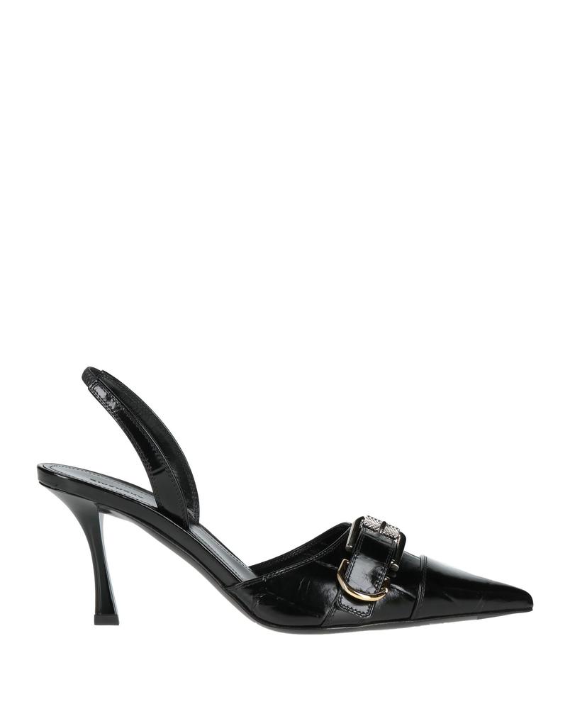 ジバンシィ Givenchy Voyou 45mm Slingback Sandals Givenchy Black Slingback Leather Sandals for Women Online