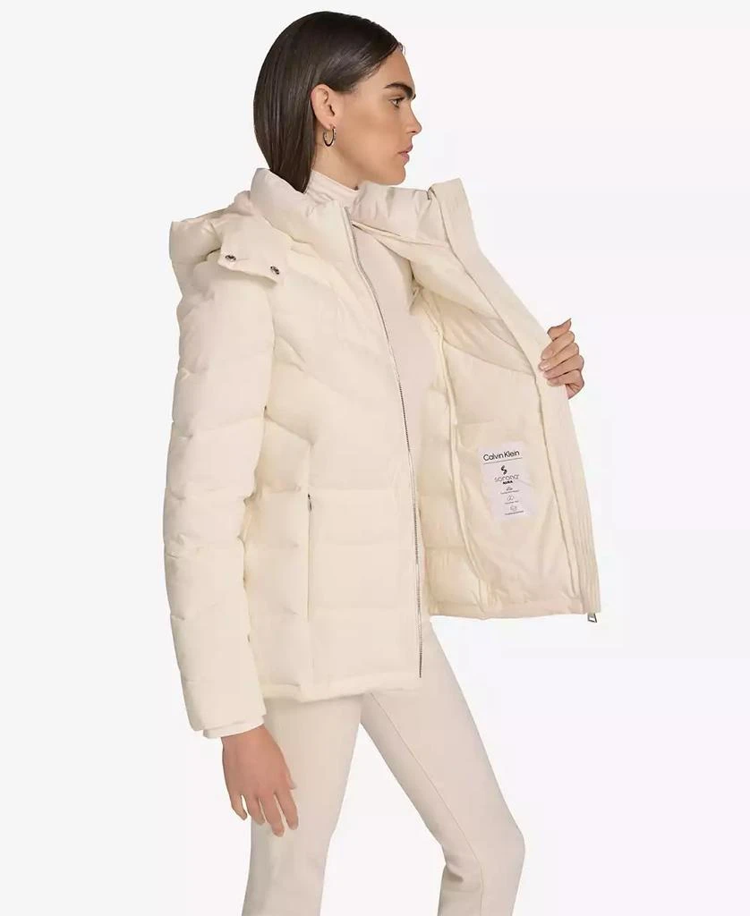 Calvin Klein Women's Short Zip Front Puffer Jacket 4