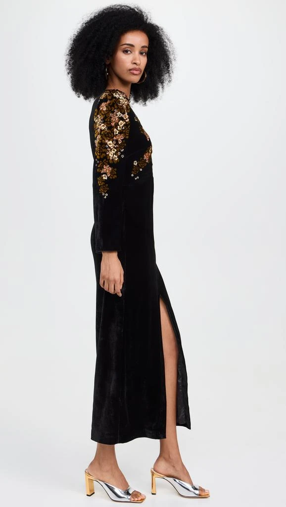Saloni Jinx C Velvet Dress 3
