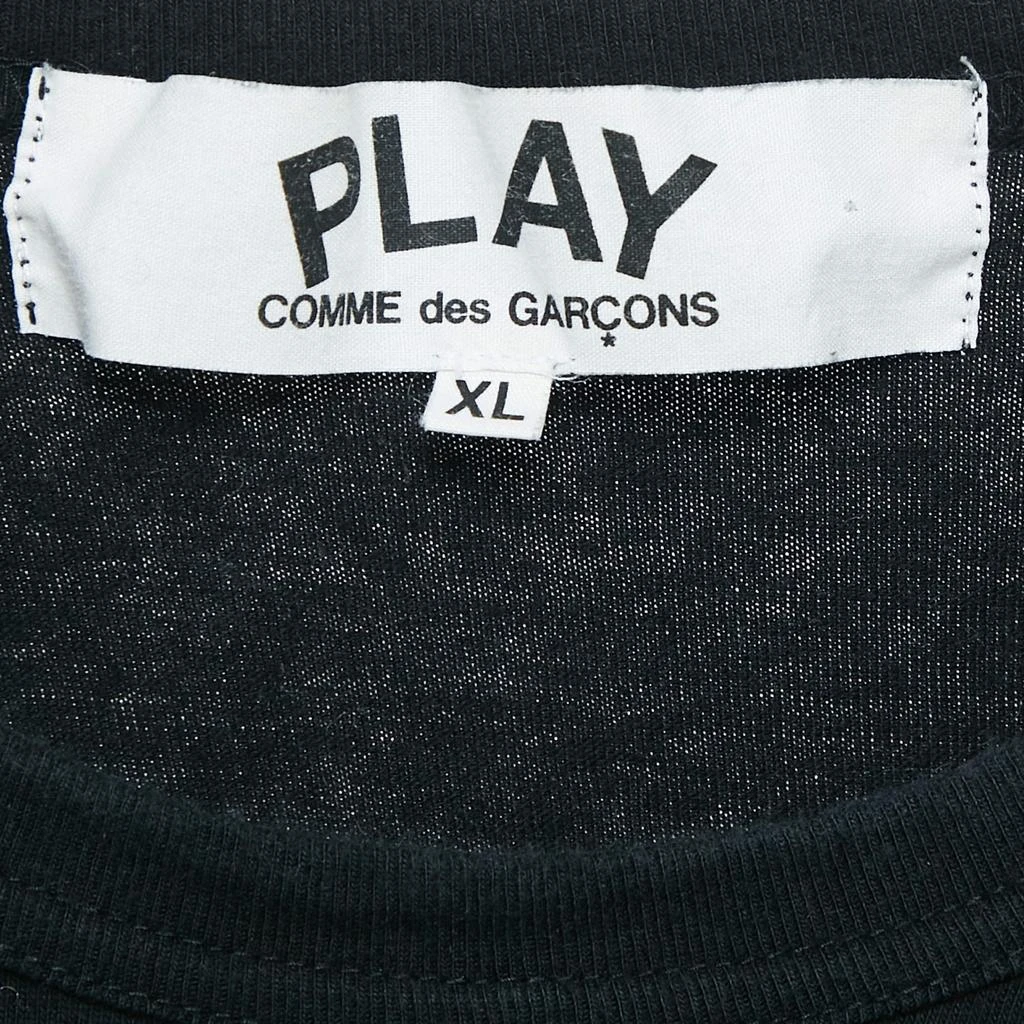 Comme des Garcons Comme des Garcons Play Black Heart Applique Cotton Jersey T-Shirt XL 4