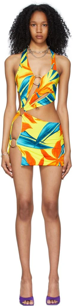 LOUISA BALLOU SSENSE Exclusive Yellow & Blue Sex Wax Dress 1