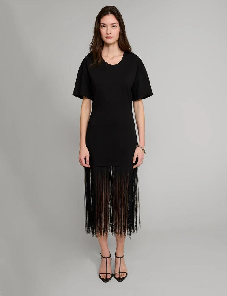 Pixie Market Fringe Cotton Tee Dress 4