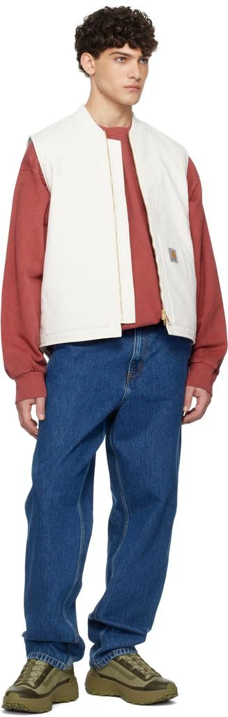 Carhartt WIP White Winter Vest 4