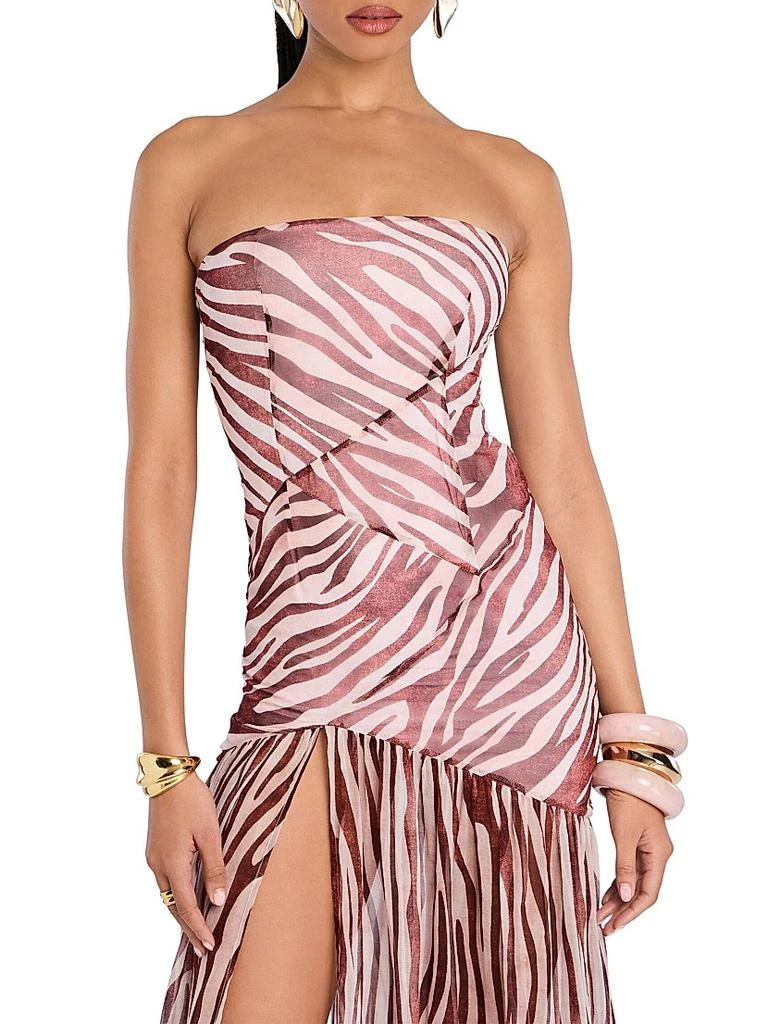 retrofête Nicole Silk Chiffon Dress 5