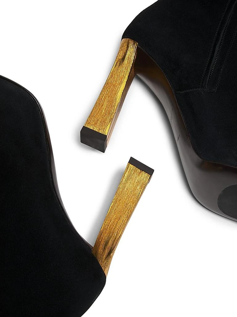 Giuseppe Zanotti Metallic Heel 90MM Booties 6