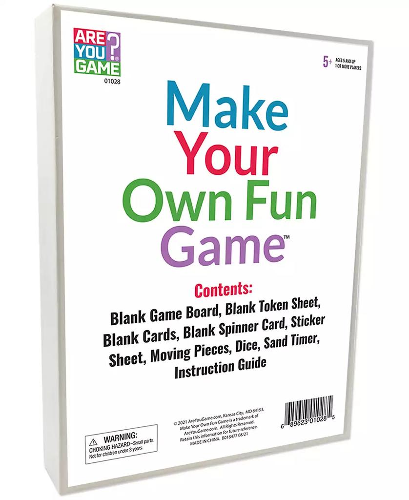 AreYouGame Make Your Own Fun Game Set, 64 Piece