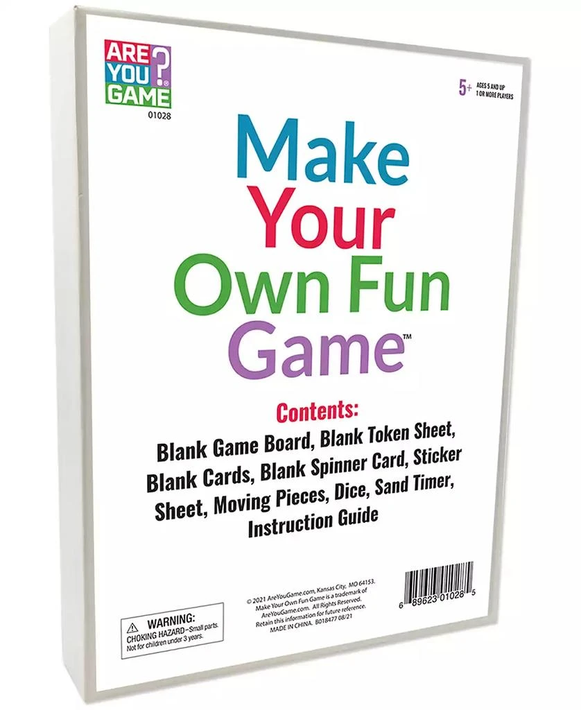 AreYouGame Make Your Own Fun Game Set, 64 Piece 1