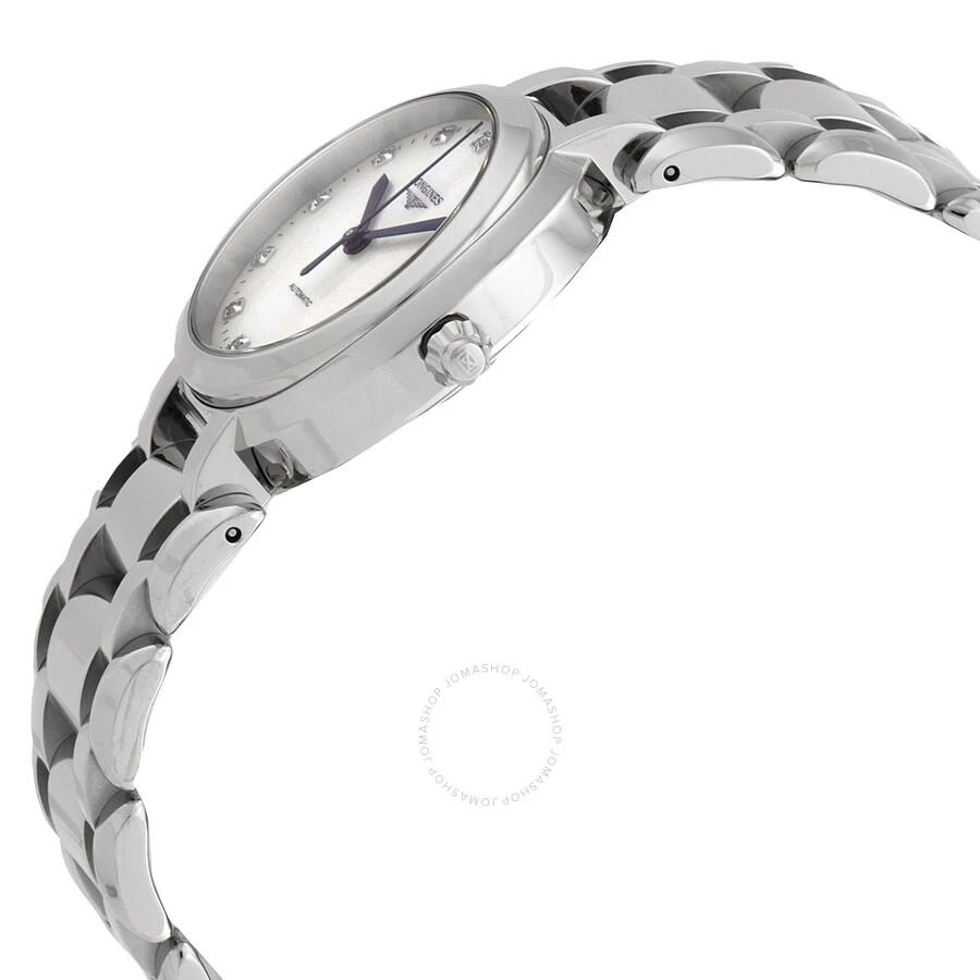 Longines Primaluna Automatic Diamond White Mother of Pearl Dial Ladies Watch L8.113.4.87.6 2
