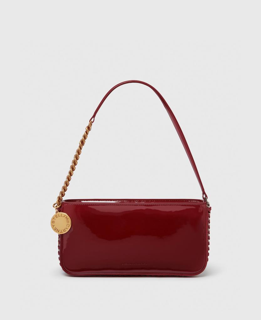 Stella McCartney Stella McCartney - Frayme Baguette Shoulder Bag, Woman, Burgundy
