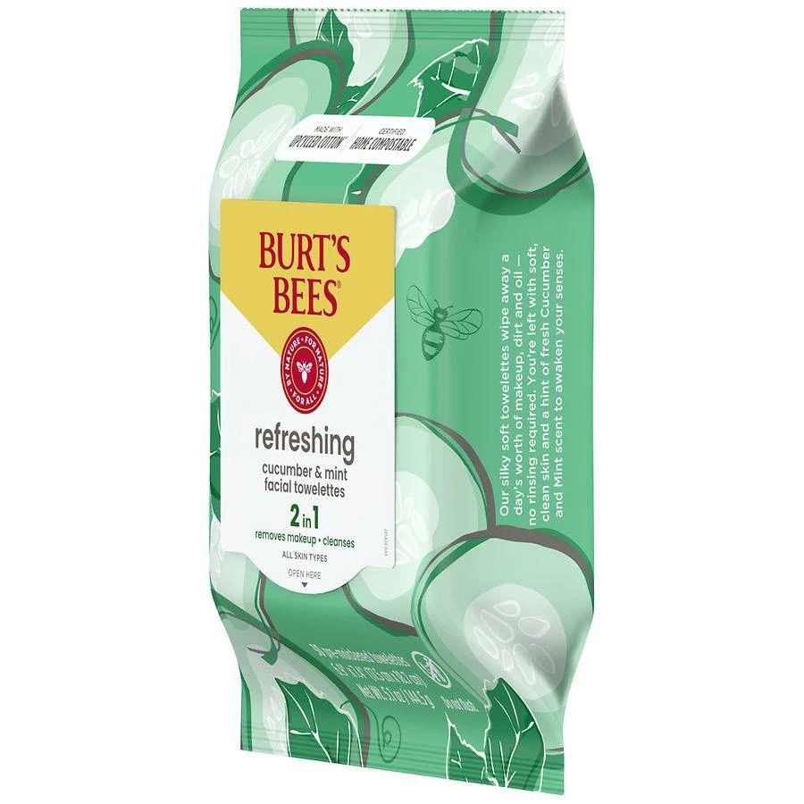 Burt's Bees Refreshing Facial Towelettes with Cucumber & Mint Cucumber & Mint 8