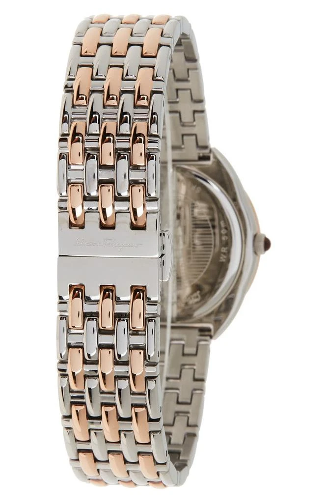 Salvatore Ferragamo Women's Cuir Two-Tone Bracelet Watch, 34mm 2