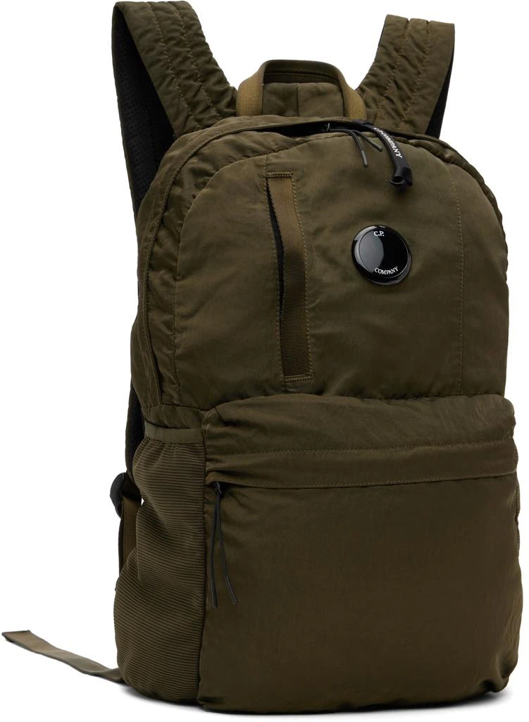 C.P. Company Khaki Lens Nylon B Back Pack 2