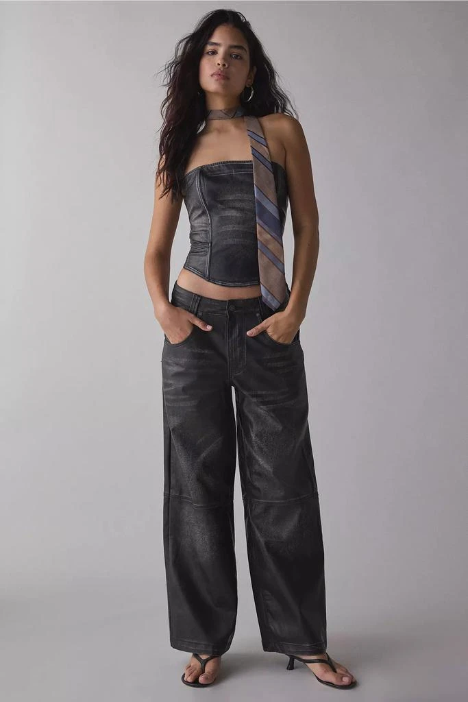 Jaded London Jaded London Ash Faux Leather Colossus Trouser 1