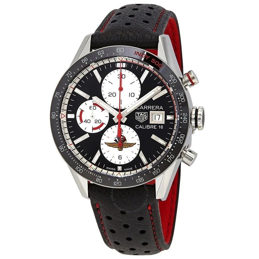 Tag Heuer Carrera Limited Edition Chronograph Automatic Black Dial Men's Watch CV201AS.FC6429 1