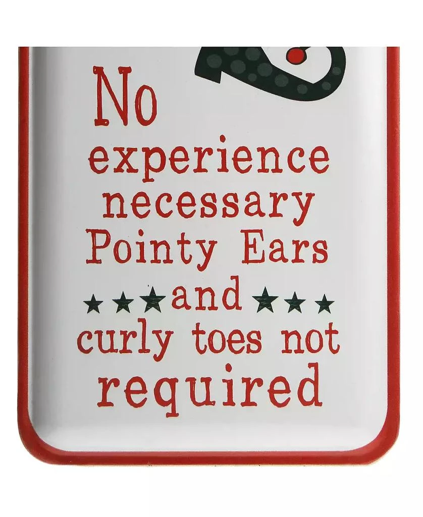 National Tree Company 47" Elf Wanted Wall Sign 3