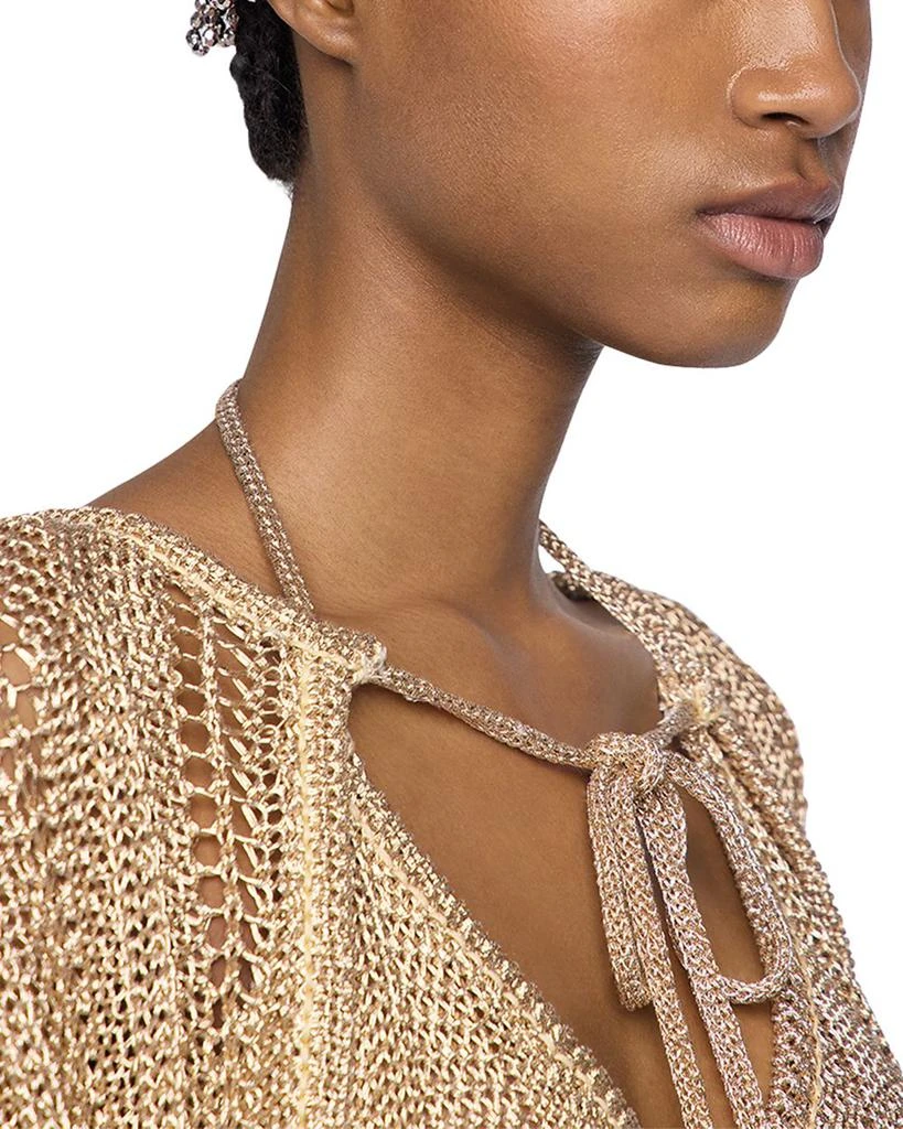 Rabanne Metallic Cropped Cardigan 4