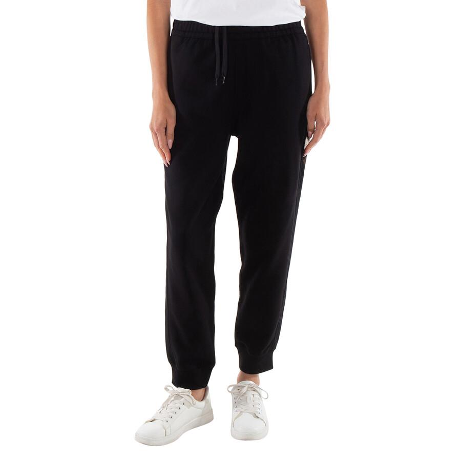 Burberry Stephan Check Trim Cotton Joggers
