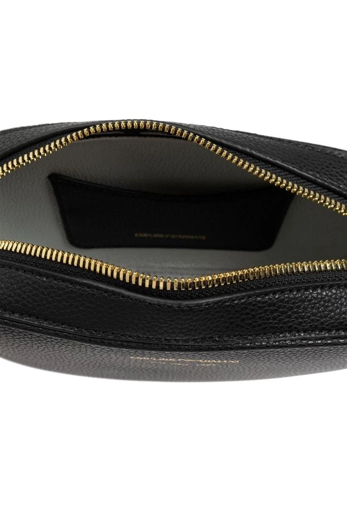 Emporio Armani Emporio Armani Logo Detailed Zip-Up Crossbody Bag 5
