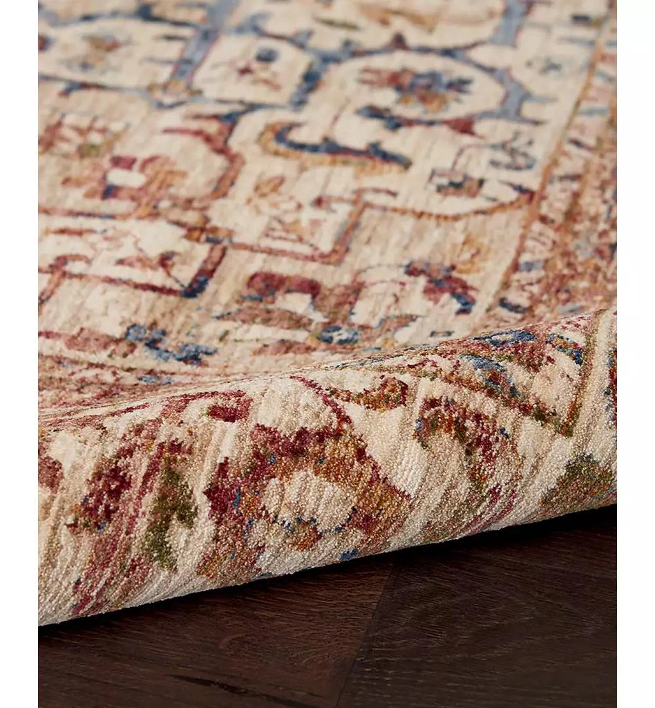 KM Home Mink Home Taza Heriz 2' 3" x 7' 6" Runner Rug 5