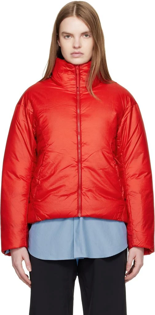 Veilance Red Conduit Down Jacket
