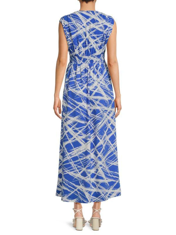 Renee C. Shirred A Line Maxi Dress 2