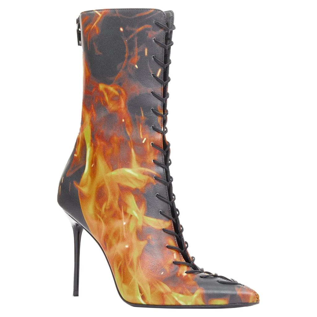 Balmain flame corset lace boots 2