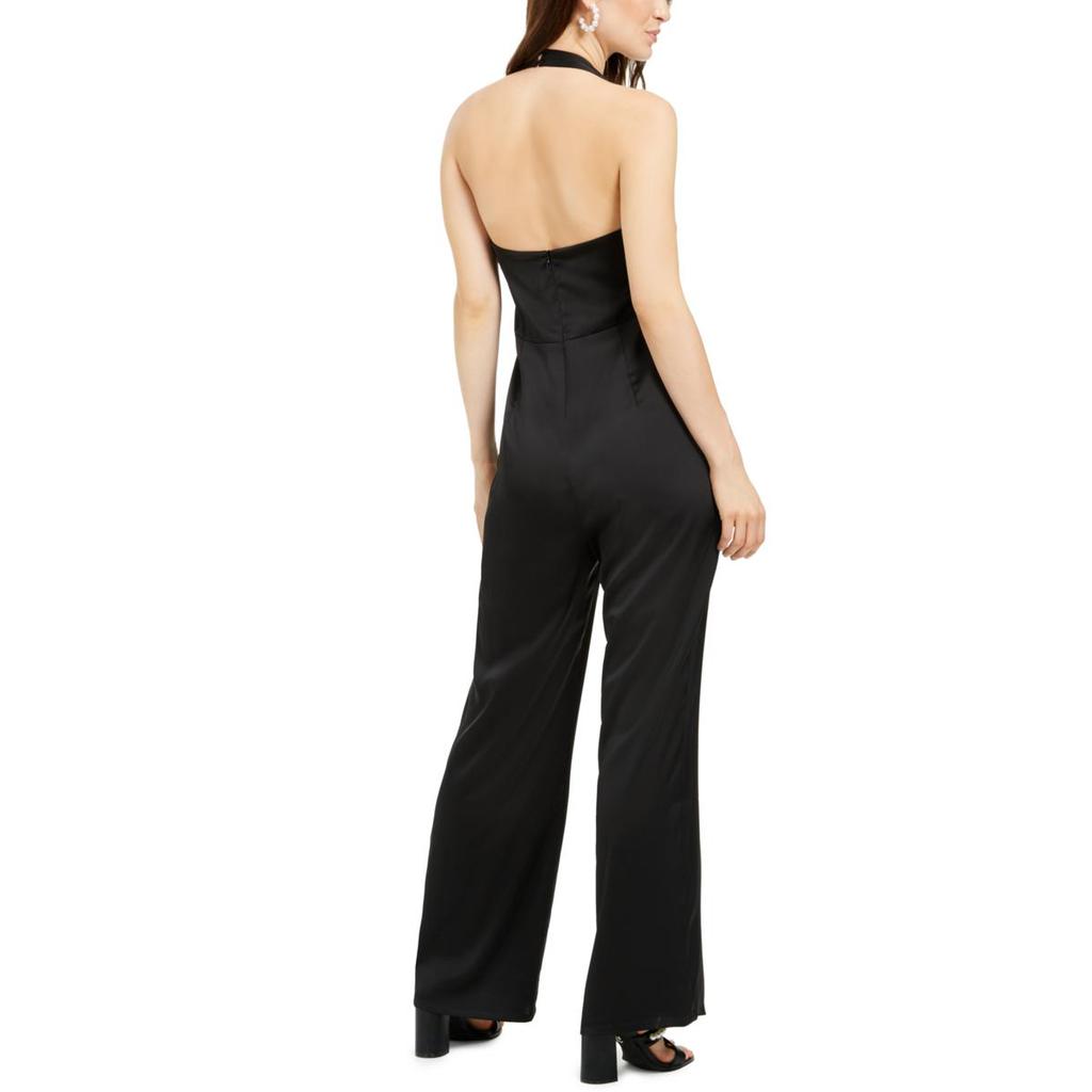 19 Cooper Womens One Shoulder Cowl Neck Jumpsuit