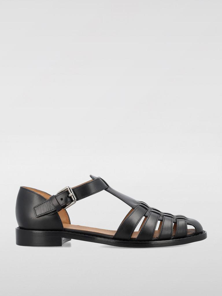 Church's ODYSSEY NAPPA LEATHER T STRAP SANDALS - Sandals