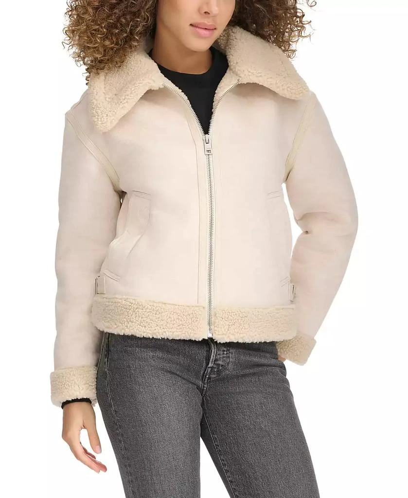 Levi's Women's Faux Shearling Aviator Jacket 1