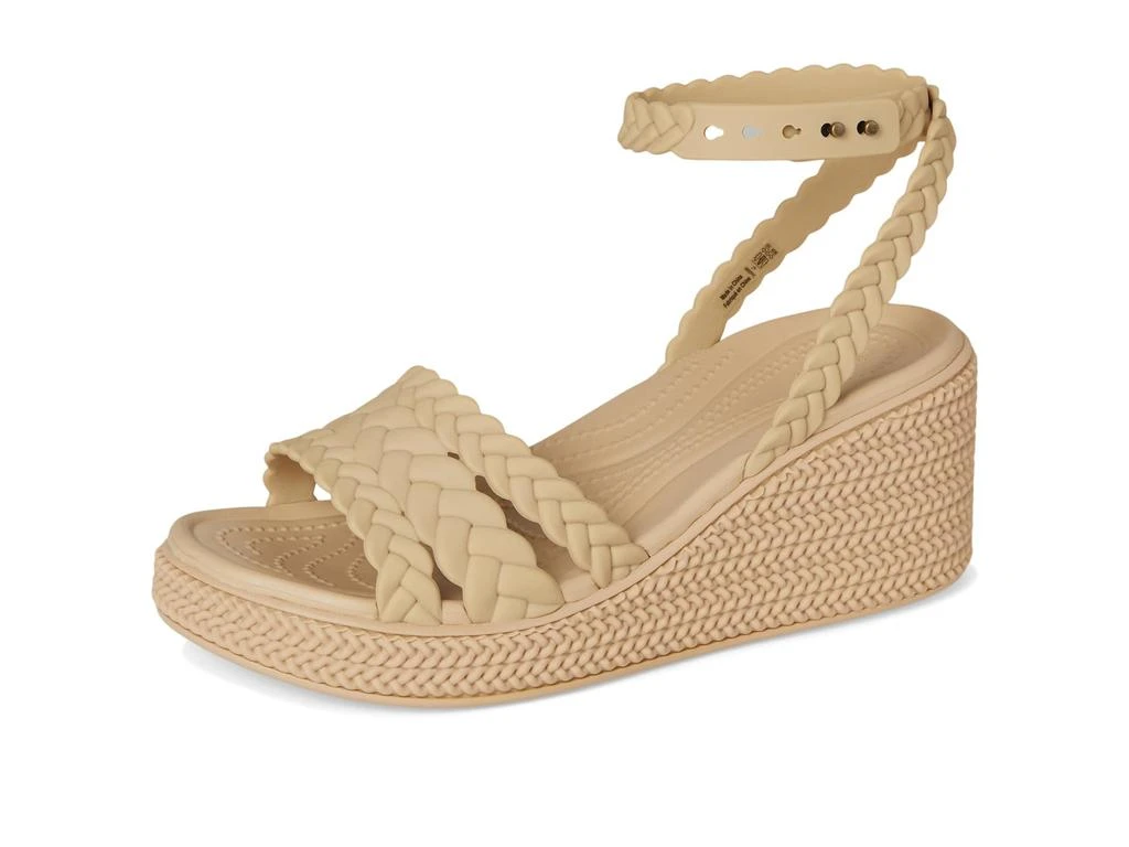 Crocs Brooklyn Ankle Strap Wedge Platform Sandals 7